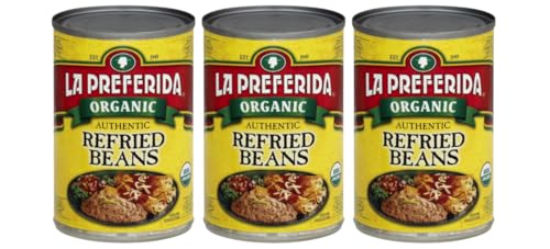 Image of La Preferida Organic Refried Beans, 15 Ounce (Pack of 3)