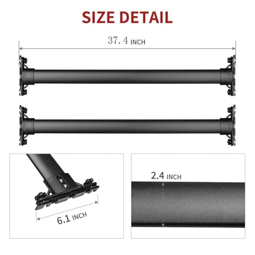 Barras de techo para Toyota RX350 portaequipajes exterior de vacaciones 4x4 7