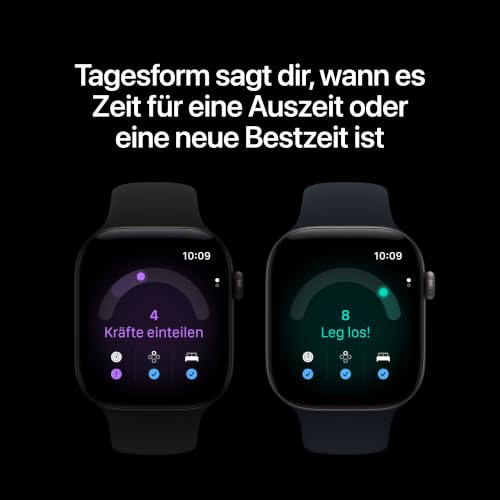 Apple Watch Series 12 GPS, 42 mm Aluminiumgehäuse Schwarz