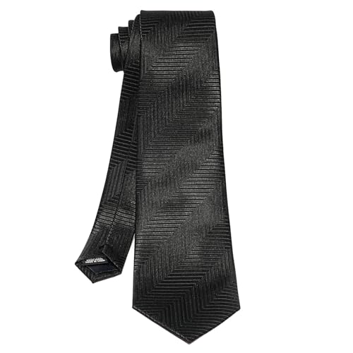 Image of 5PCS Mens Silk Tie, Pocket Square, Cufflinks, Drilled Tie Ring and Lapel Pin Set for Wedding Groom Party