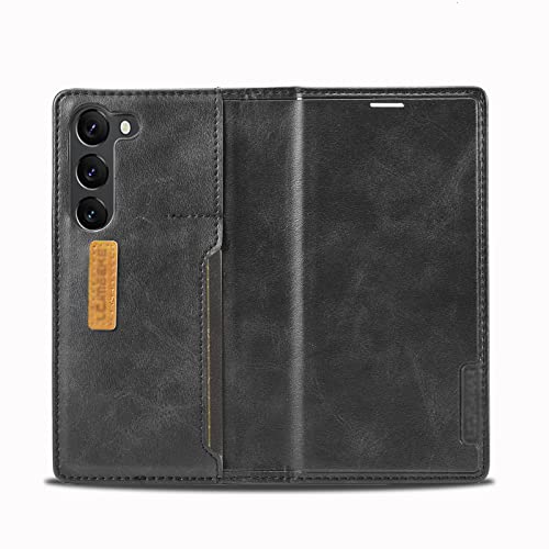 Capa para Samsung Galaxy S23/S23 Plus/S23 Ultra, capa de couro PU carteira flip capa de celular com