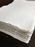 Khadi Paper from India- 6x8.25 Inch 140lb. Pack of 20 Sheets