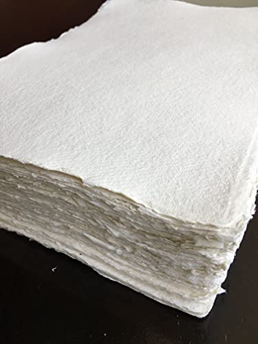 Papier Khadi d'Inde anti-gondolage 140lb pour lavis et encres fluides
