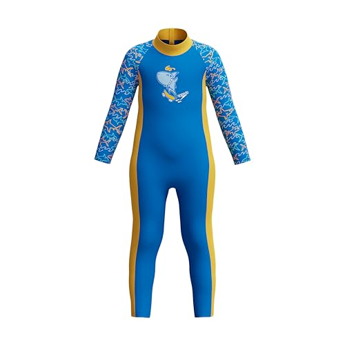 Speedo Boys' Swimsuit Infant to Big Kid UPF 50+ Learn to Swim2