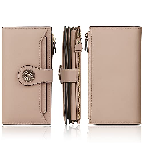 Travelambo Rfid Wallet Women Wallets Large Capacity Leather Clutch Wallet Credit Card Holder For Women With Gift Box #TOP4