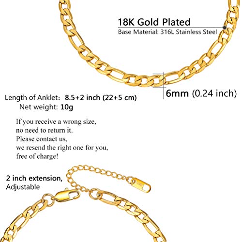 Anklet Bracelet For Women Men Summer Simple Dainty Figaro Chain Gold Anklets Ankle Braclet #TOP4