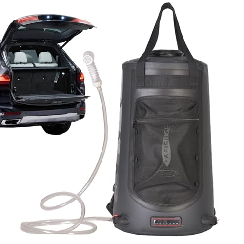 Sac d'eau de chauffant solaire portable avec tuyau d'épaule