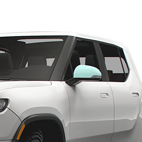 TWRAPS Side Mirrors PPF for Rivian R1S & Rivian R1T 2021-2024 (Gen1), 8mil - Custom Fit Anti Scratch Paint Protection Film Cover, Clear Self Healing Shield Guard, Complete with Install Kit