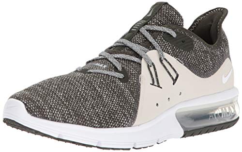 Nike Men's Air Max Sequent 3 Running Shoes (8.5 M US, Sequoia/Summit White)