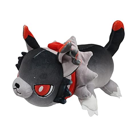 BKPAPTXY Aphmau plushies Cat Meemeows Cat Food Plushies,Cola/Fries/Donut/Hamburger Cat Plush Toy for Fans to Collect (Werewolf , 35cmX20cm ) Cover