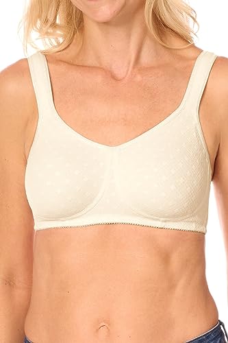 Amoena Womens Tiana Non-Wired Pocketed Mastectomy Bra - Comfortable, Wide Adjustable Straps