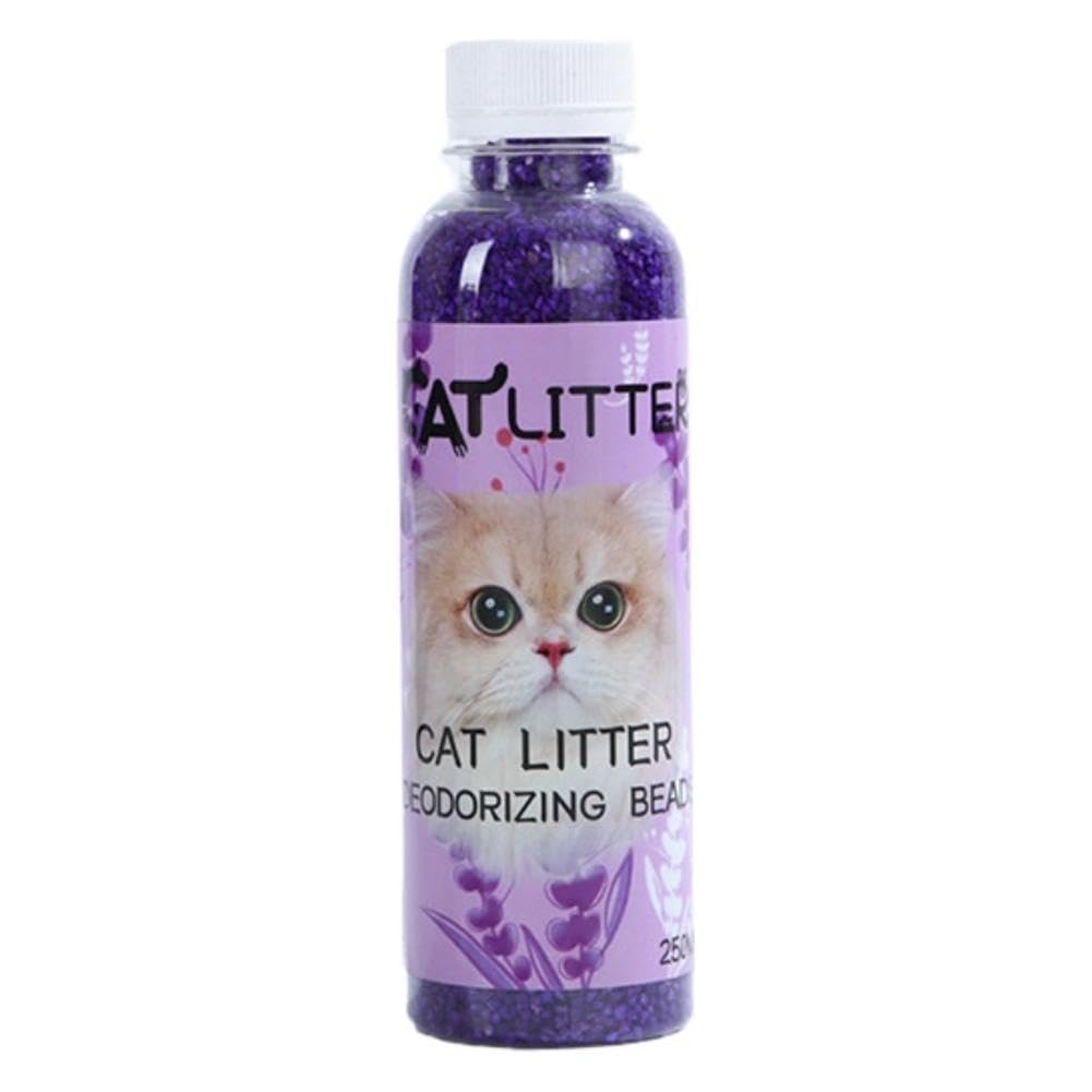 Natural Cat Litter Deodorizer, 250ml Plant-Based Odor Eliminator with Activated Carbons, Low Dust Formula for Litter Boxes, Safe for Cats & Humans, Long-Lasting Freshness for Home