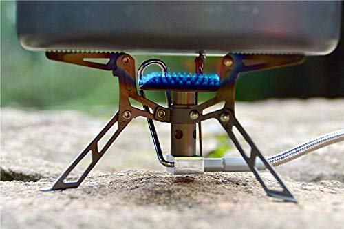 Fire-Maple Blade 2 Portable Propane Camping and Backpacking Stove Ultra Light | Titanium Hiking Stoves with pre-heat tube | Mini Portable Isobutane - Thumbnail 6