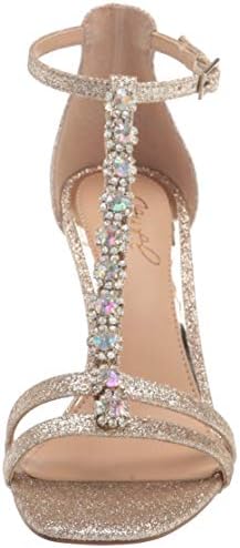 Jewel Badgley Mischka Womens Farida, Lt Gold, 5 | Image 1
