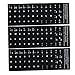 Stickers clavier Remplacement espagnol non transparent avec fond noir sur lettrage blanc pour ordinateurs portables de bureau 3pcs, autocollant de clavier pour ordinateur portable