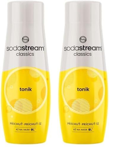 SodaStream Concentré Tonic pour Machine à Eau Pétillante et Soda | Préparez jusqu'à 9 Litres de Tonic en Quelques Secondes, 440ml (Lot de 2)