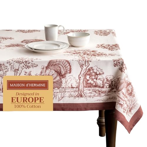 Maison d'Hermine 70x120 in Cotton Tablecloth
