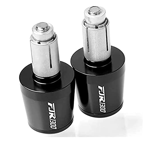 DXJYF Moto CNC Aluminium Embouts Guidon, pour Yamaha XJR1300 XJR 1300 FJR 1300 FJR1300 2004-2015 Poignée Handlebar Ends Anti-Vibration Chute Protecteur Poids Plugs, Motorbike Accessories Cover