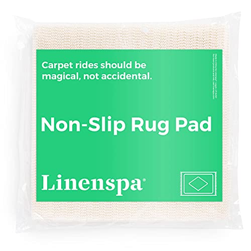 Linenspa Non-Slip Area Rug Pad - 2 x 8 Feet - Excellent Grip - Indoor - Rubberized