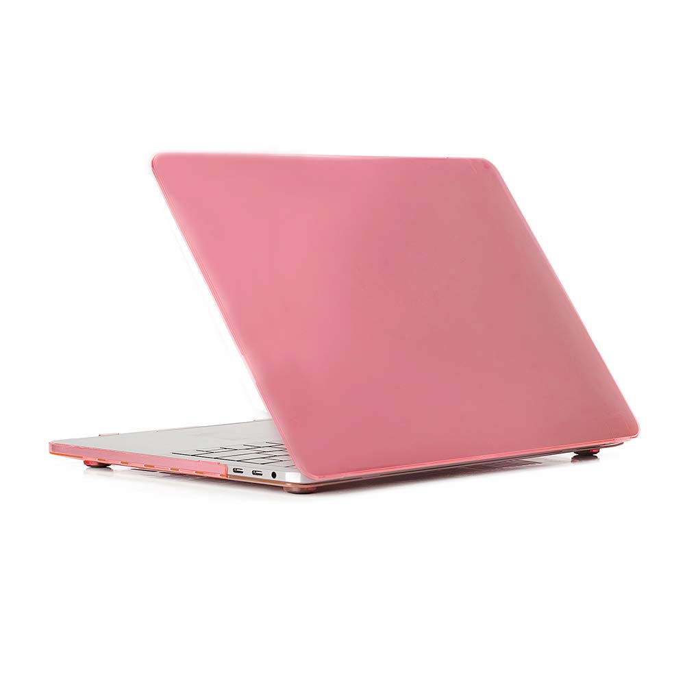 RUBAN Case Compatible with MacBook Pro 13 inch 2020 2019 2018 2017 2016 Release A2289 A2251 A2159 A1989 A1706 A1708, Plastic Hard Shell Cover for Pro 13 inch with/Without Touch Bar, Pink