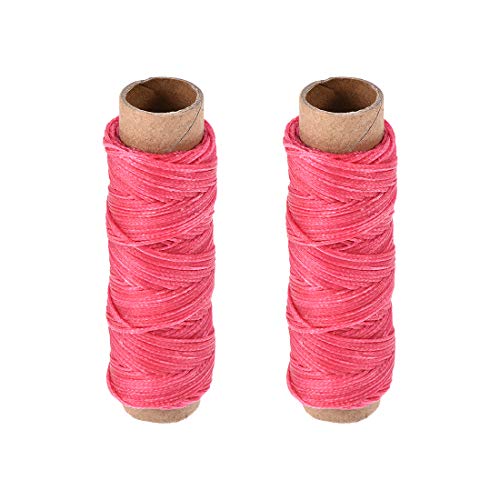 Hilo encerado para coser cuero, 33 yardas, 1mm, 2 piezas miniatura 1