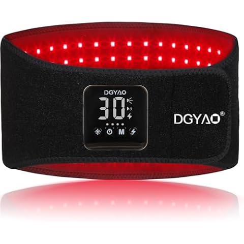 DGXINJUN Infrared Red Light Therapy Led Pad Cordless Led Wrap Back Pain Relief for Body Cover