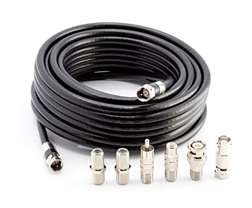 Digital Coaxial Cable Kit with Universal Ends -RG6 Coax Cable ...