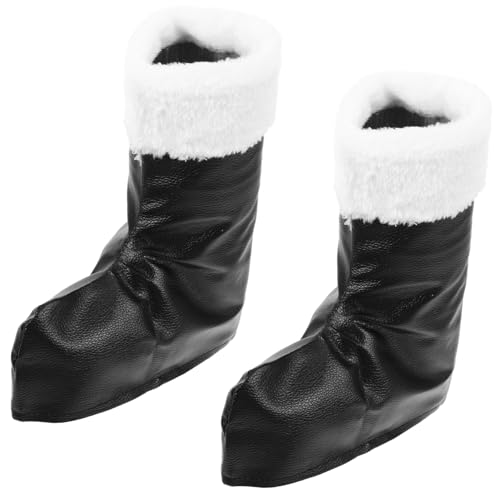 ROMISBABA Santa Claus Kostüm Stiefelüberzieher Weihnachtliche...