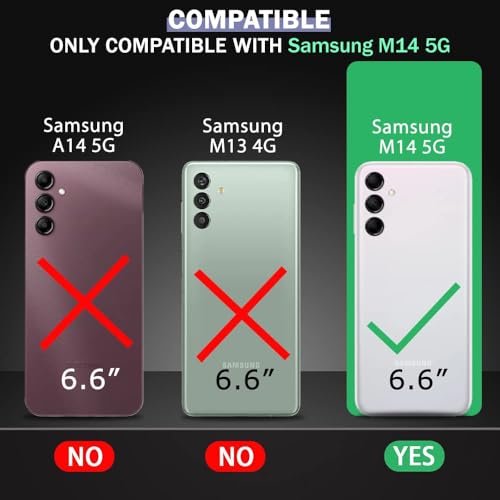 Image of TheGiftKart Transparent Crystal Clear Back Cover Case for Samsung Galaxy M14 5G | Shockproof Soft TPU Case | Cushioned Edges for Ultimate Protection Back Cover Case (TPU, Transparent)