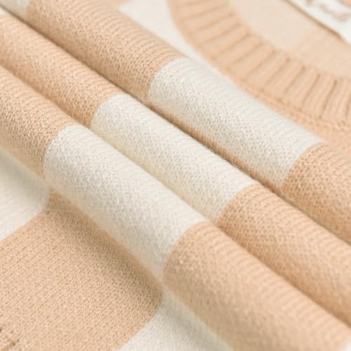 Image of Women's Sweater Vest,Y2K Sleeveless Pattern Preppy Style Knitted Crop Tank Top for Girl