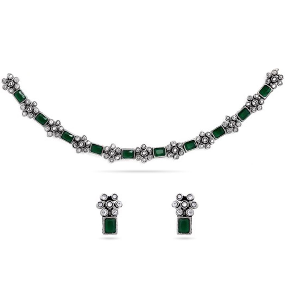 Oxidised Necklace Set Boho Stylish Jewellery Gift for Women & Girls