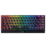 Razer BlackWidow V3 Mini HyperSpeed (Interruttore Giallo) - Tastiera da Gioco Meccanica Wireless al 65% (Interruttori Silenziosi, Tasti Fantasma, Bluetooth, USB-C) QWERTY Layout US | Phantom Ed.