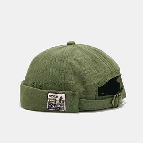 Casquette de baseball Chapeau de cowboy Mode assorti Hommes Hip-Hop Femmes Easy Cap Chapeau Couple Patch Casquettes de Baseball, vert, taille unique