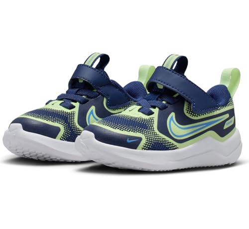 Nike Cosmic Runner Baby/Toddler Shoes (Blue Void/Barely Volt/University Blue)2