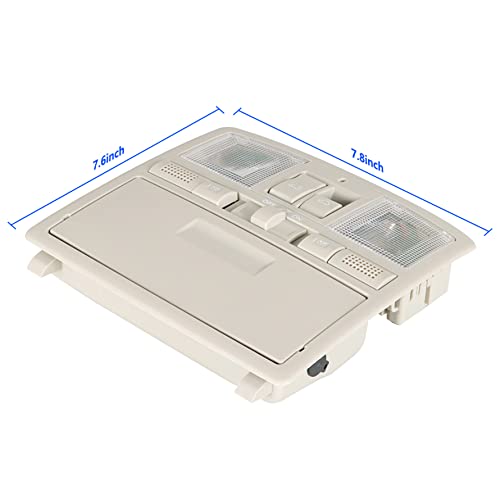 Munirater Overhead Console Reading Light Console Replacement For 2009-2011 Mazda 6 Reading Light Beige Gs4C-69-970D-30 Gs4C69970D75 #TOP2