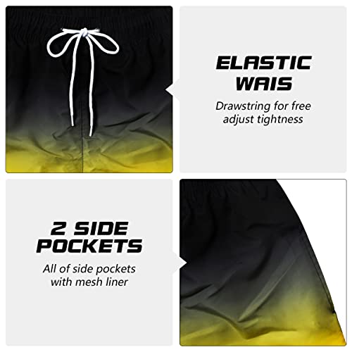 MYJAJAYI Mens Swim Shorts Quick Dry Short Swim Trunks Funny Bathing Suits 3 Inch4