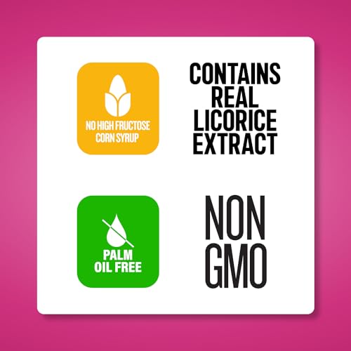 Darrell Lea Soft Australian Licorice, Non-GMO, No Palm Oil, Plant Based, No High Fructose Corn Syrup, Soft & Chewy Licorice Candy, Made in Australia (Allsorts, 7 Ounce (Pack of 8))