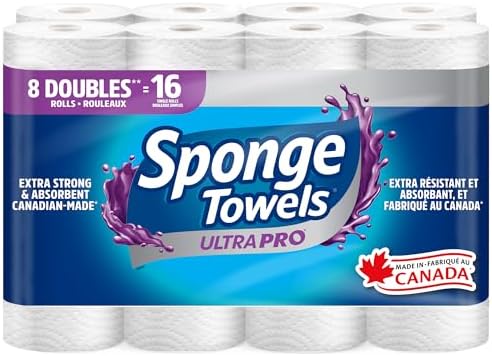 SpongeTowels UltraPRO Paper Towel, Ultra Strong & Absorbent, Choo...
