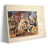 Paysage Mediterraneen by Eugene by Pablo Picasso Artists Works Póster impreso arte de pared dormitorio impresiones decoración del hogar lienzo 12 x 18 pulgadas (30 x 45 cm)