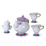 ☕ APTO PARA CUALQUIER OCASIÓN: esta tetera es perfecta para el té de la tarde, reuniones familiares, cumpleaños, madres, Acción de Gracias, Navidad, bodas y otras ocasiones importantes.
