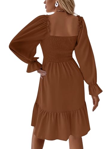 Image of LYANER Women's Shirred Party Mini Dress