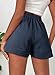 Dokotoo Shorts for Women High Waisted Summer Casual Flowy Short with Pocketed Resort Wear Beach Cruise Outfits for Women 2025 Cute Trendy Womens Clothes Fashion Blue Large