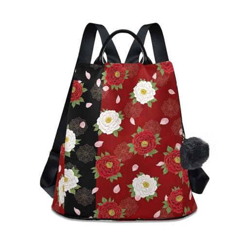 Sac à dos femme en polyester avec fermeture antivol