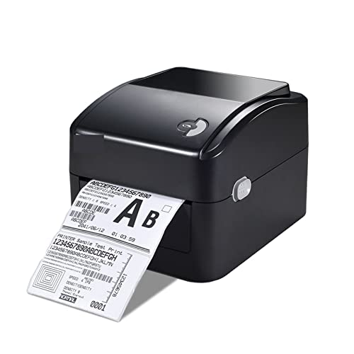 Image of Rinter USB Port Shipping Label Printer 4 * 6 Barcode Printer for Express Or Supermarket Black White Thermal Printer(Black)