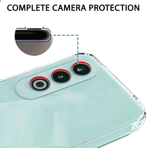 Image of Bintage Flexible Rubber Case Back Cover Compatible for Oppo CPH2753 /Oppo K13x 5G - Transparent