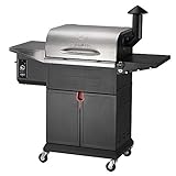Z GRILLS ZPG-600 Wood Pellet Grill & Smoker 8 in 1 BBQ Grill Auto Temperature Control 2021 Upgrade, 573 sqft (573 sq in Silver)