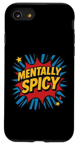 Mentally Spicy - ʔR悤ȐiR~bNubNA[g X}zP[X iPhone SE (2020) / 7 / 8 p