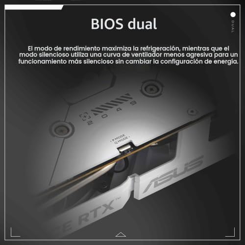 GPU ASUS Dual GeForce RTX 5060 8GB GDDR7 White Edition PCIe 5.0 con sistema 0dB 5