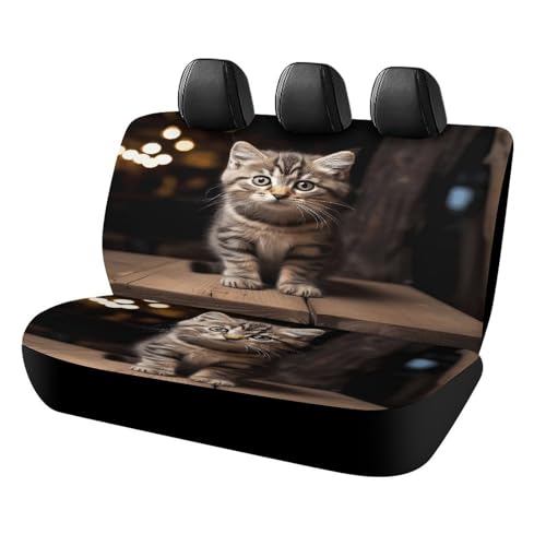 Funda de asiento trasero de coche protectora universal y antideslizante