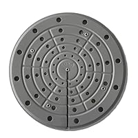 TUKA, Thermoplatte, Wärmespeicher für Gasherde, Einsparungen und besseres Kochen, Stahl, Grau. Flammenverteilerofen für zu Hause, flammblech für gasgrill, 16 cm Durchmesser